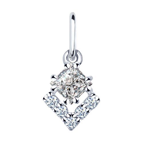 Подвеска SOKOLOV - Серебро 925, Фианит (арт. 94031345)