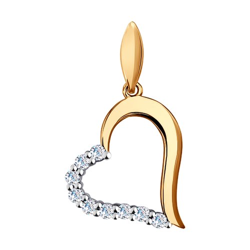 Подвеска SOKOLOV - Золото 375, Фианит (арт. 031711-4)