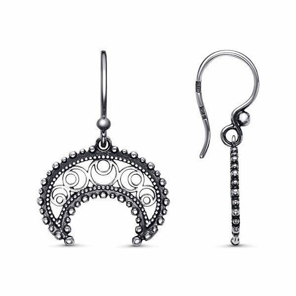 Серьги Красная пресня - Серебро 925 (арт. 33015628)
