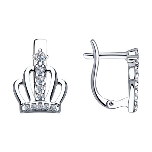 Серьги SOKOLOV - Серебро 925, Фианит (арт. 94023519)