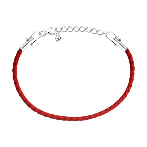 Браслет Diamant - Серебро 925, Кожа (арт. 94-150-02026-1)