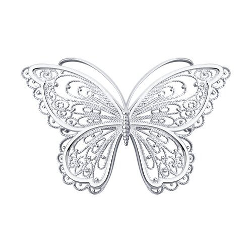 Брошь Diamant - Серебро 925 (арт. 94-140-00674-1)