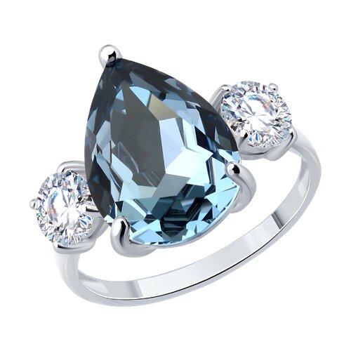 Кольцо SOKOLOV - Серебро 925, Swarovski , Фианит (арт. 94014950)