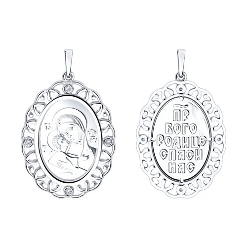 Подвеска Diamant - Серебро 925, Фианит (арт. 94-130-00890-1)