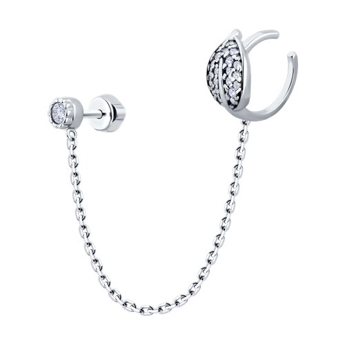 Серьга SOKOLOV - Серебро 925, Фианит (арт. 94170340)