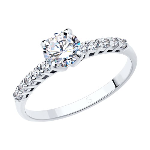 Кольцо SOKOLOV - Серебро 925, Фианит (арт. 94010157)