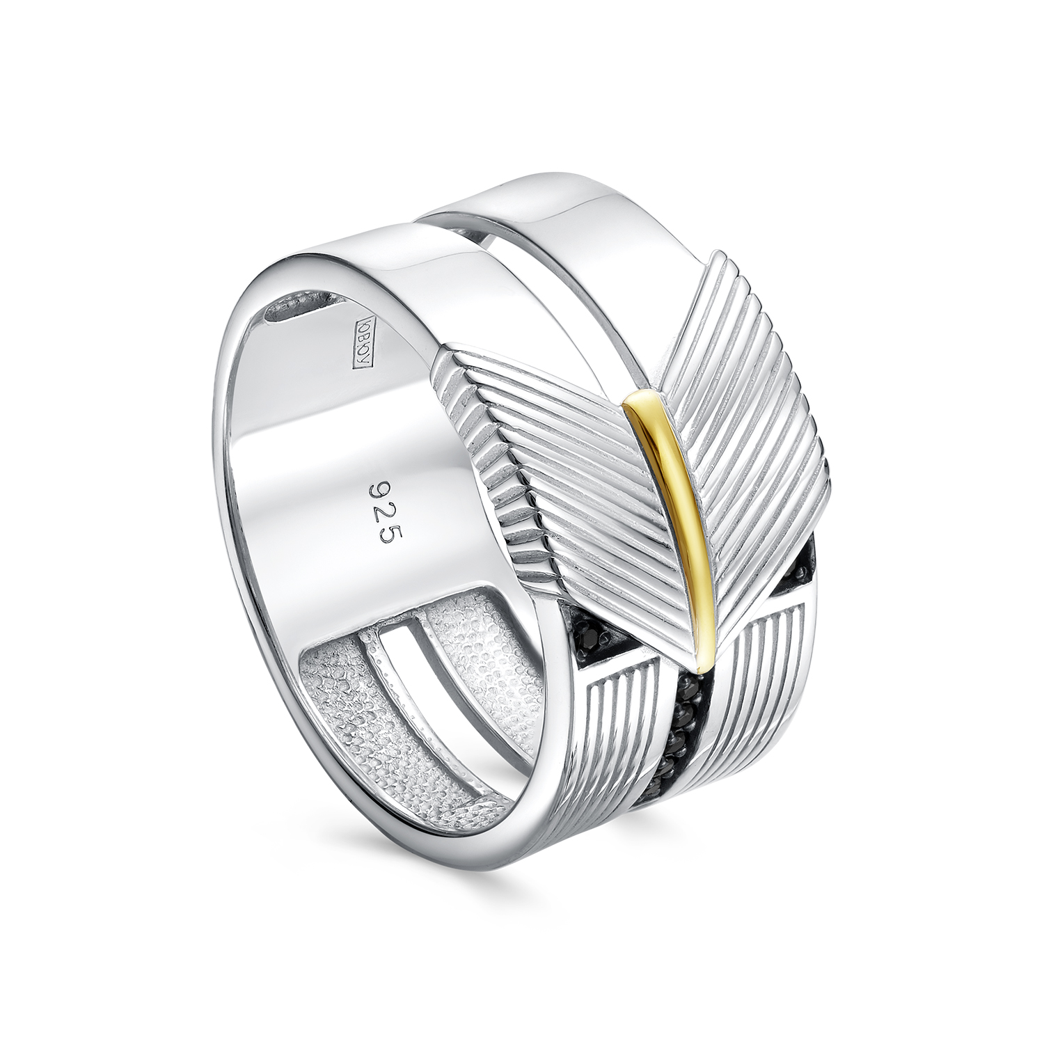 Кольцо Кабаровских - Серебро 925, Фианит (арт. 11-818-41081)