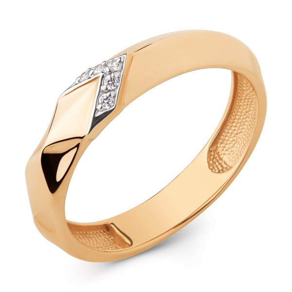 Кольцо ЮФ Династия - Золото 375, Фианит (арт. 027561-5102)