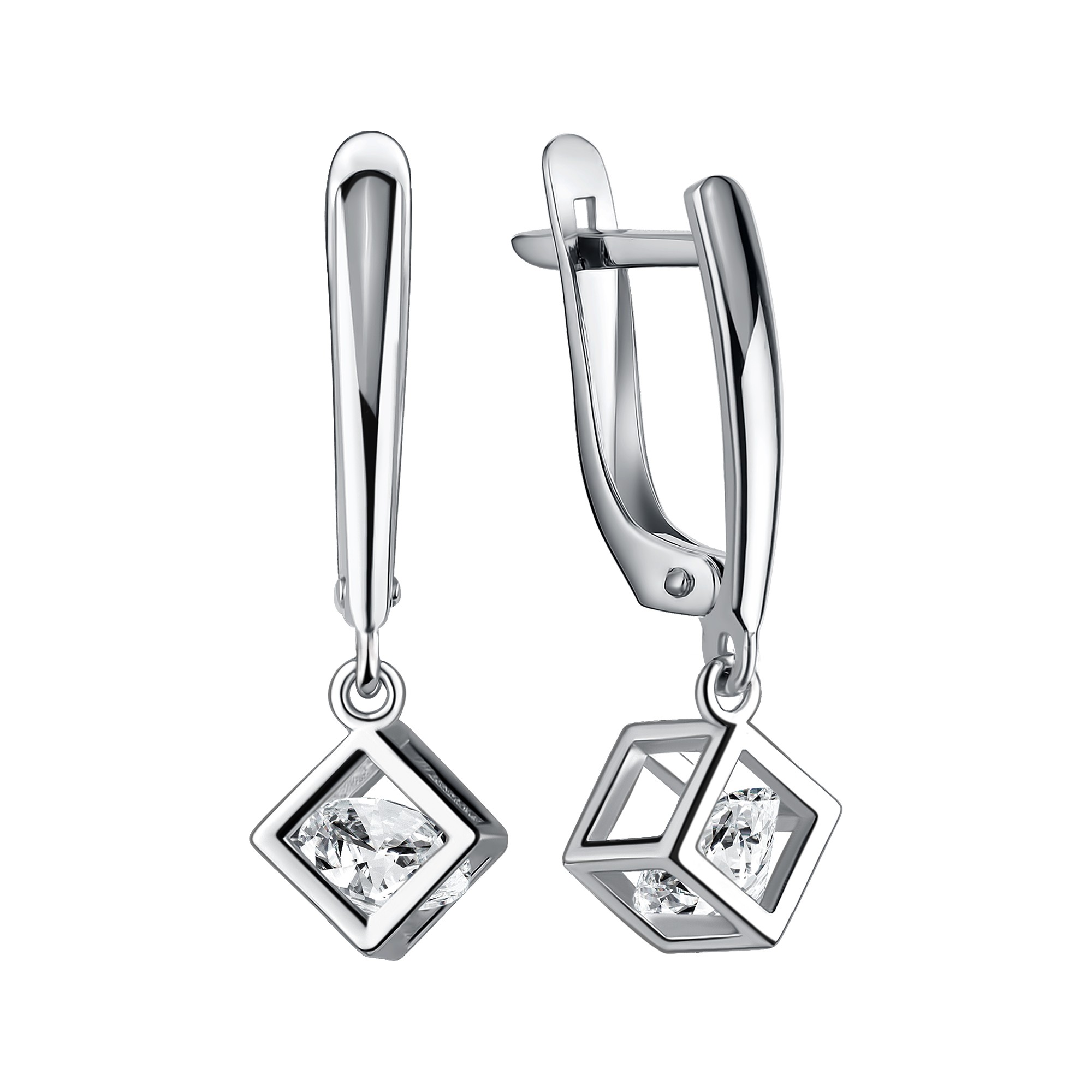 Серьги Talant - Серебро 925, Фианит (арт. 10-72-0001-17629)