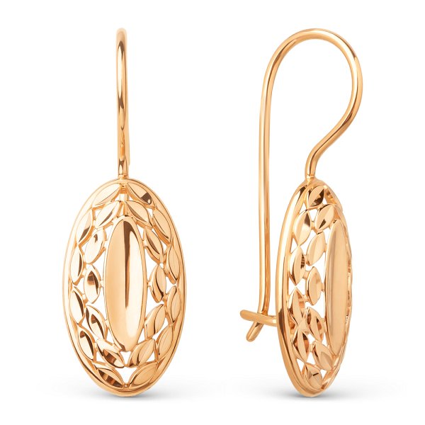 Серьги ЮФ Династия - Золото 585 (арт. 026082-1010)