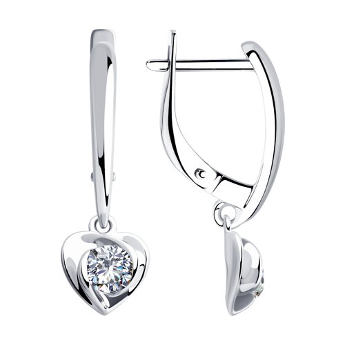 Серьги SOKOLOV - Серебро 925, Фианит (арт. 94023285)