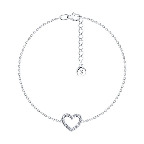 Браслет SOKOLOV - Серебро 925, Фианит (арт. 94051017)