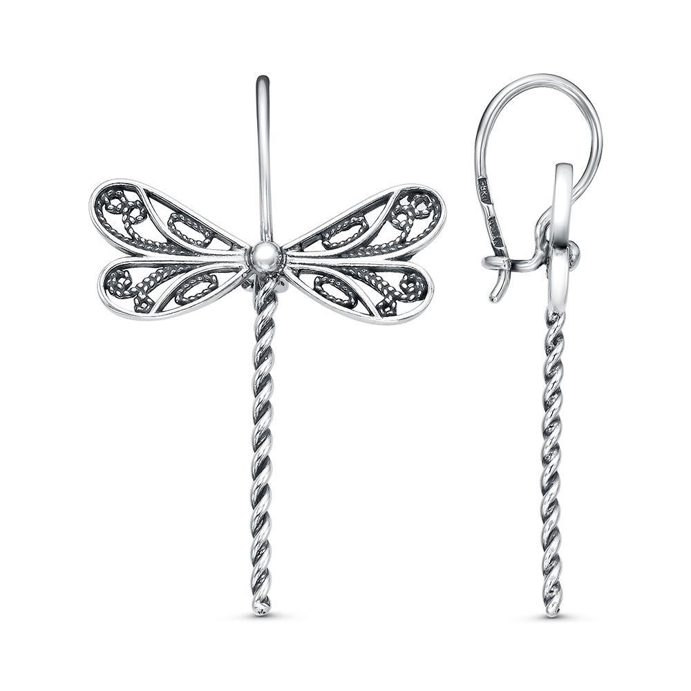 Серьги Красная пресня - Серебро 925 (арт. 33017334)