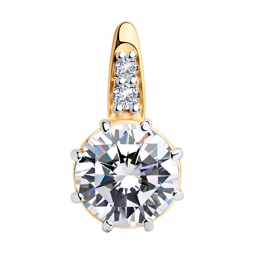 Подвеска SOKOLOV - Серебро 925, Фианит (арт. 93030557)