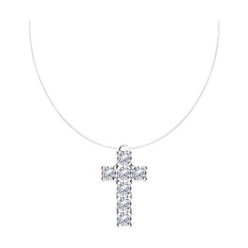 Колье SOKOLOV - Серебро 925, Фианит (арт. 94070452)