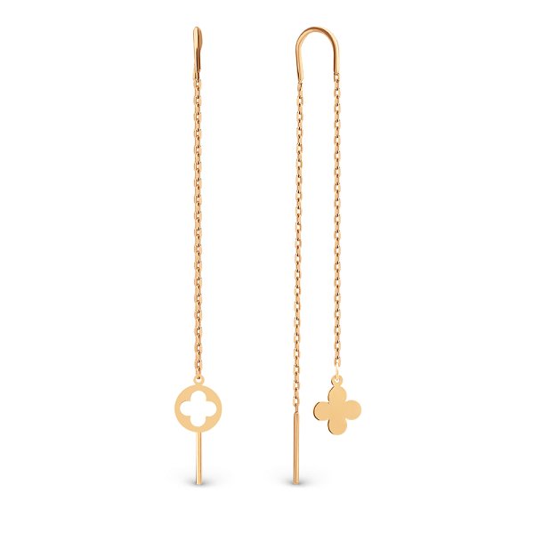 Серьги ЮФ Династия - Золото 585 (арт. 503472-1000)