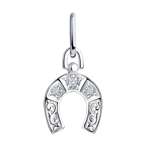 Подвеска SOKOLOV - Серебро 925, Фианит (арт. 94031159)