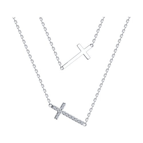 Колье SOKOLOV - Серебро 925, Фианит (арт. 94070767)