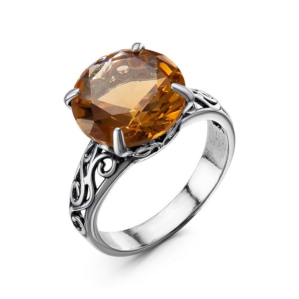 Кольцо Красная пресня - Серебро 925, Синтетический султанит (арт. 2387798-22)