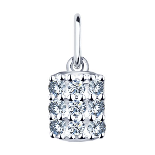 Подвеска SOKOLOV - Серебро 925, Фианит (арт. 94031346)