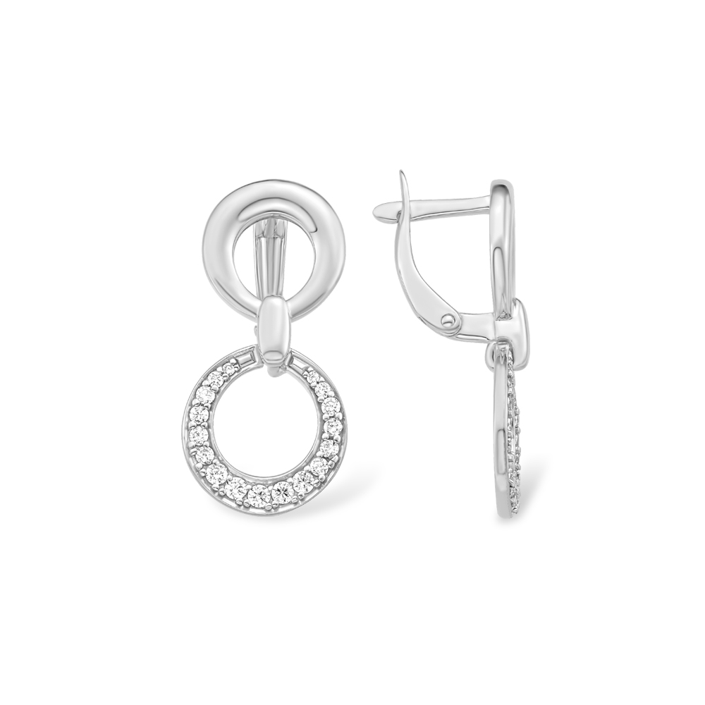 Серьги EFREMOV - Серебро 925, Фианит (арт. 12100113718-501)