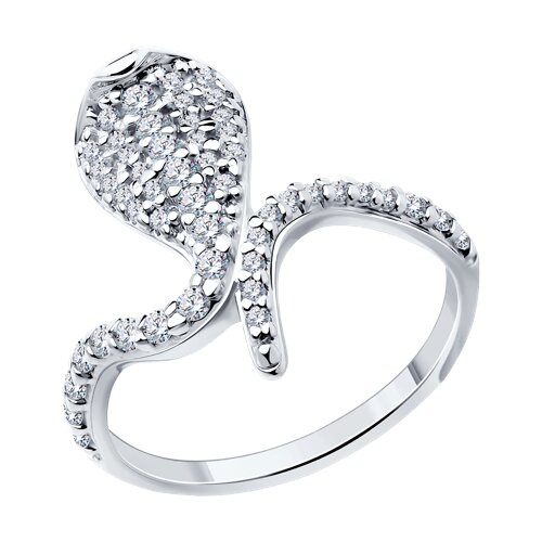 Кольцо SOKOLOV - Серебро 925, Фианит (арт. 94013640)