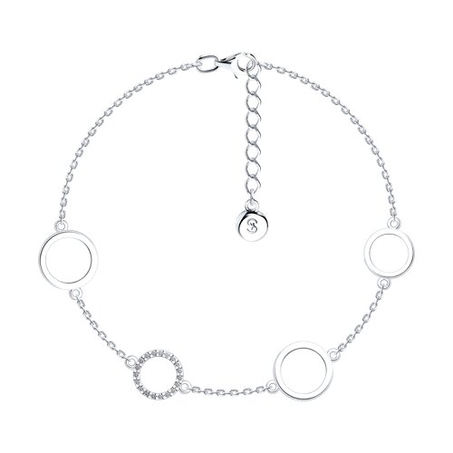 Браслет SOKOLOV - Серебро 925, Фианит (арт. 94050982)