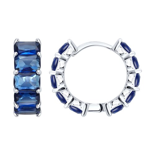 Серьги SOKOLOV - Серебро 925, Фианит (арт. 94027609-91)