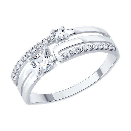 Кольцо SOKOLOV - Серебро 925, Фианит (арт. 94014652)