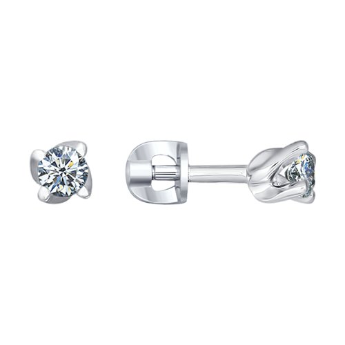 Серьги SOKOLOV - Серебро 925, Фианит (арт. 94021469)