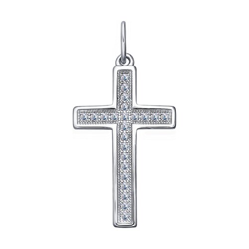 Подвеска SOKOLOV - Серебро 925, Фианит (арт. 94031254)