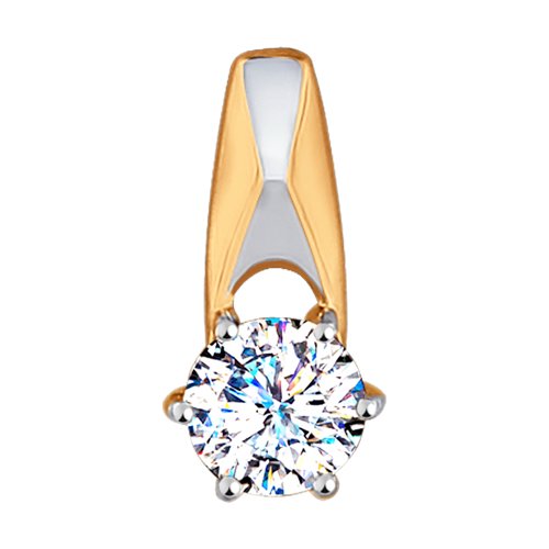 Подвеска SOKOLOV - Золото 375, Фианит (арт. 035113-4)