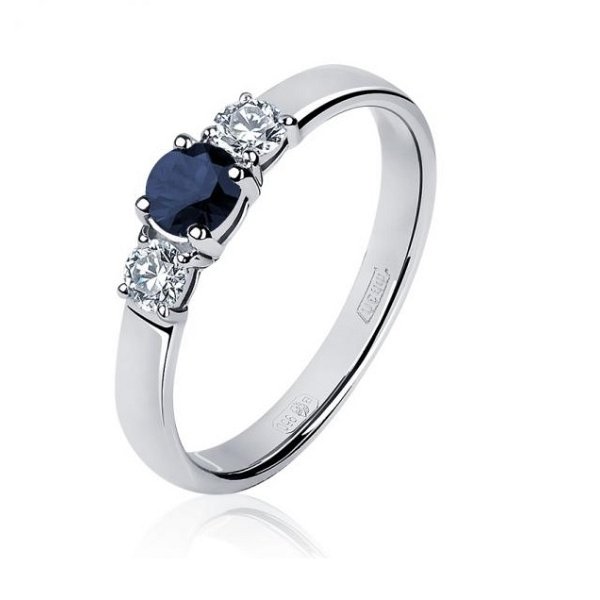 Кольцо Platinum Lab. - Платина 950 (арт. ПК-042СБр-01)