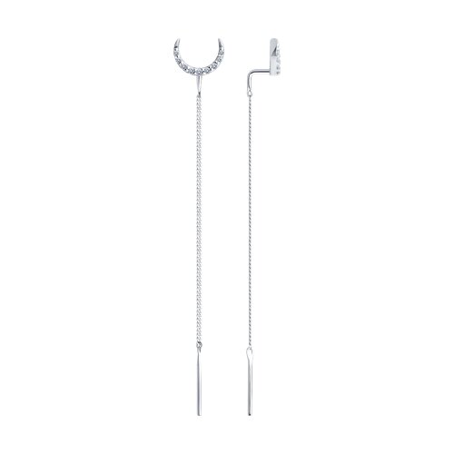 Серьги SOKOLOV - Серебро 925, Фианит (арт. 94025837)