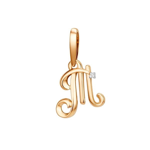 Подвеска ЮФ Династия - Золото 375, Фианит (арт. 101358-5102)