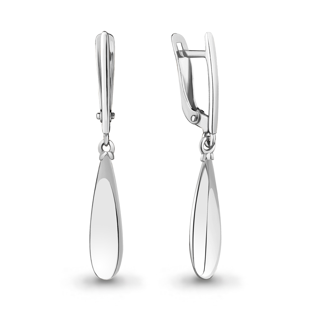 Серьги Аквамарин - Серебро 925 (арт. 36044.5)