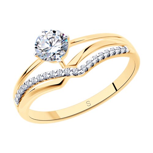 Кольцо SOKOLOV - Серебро 925, Фианит (арт. 93010634)