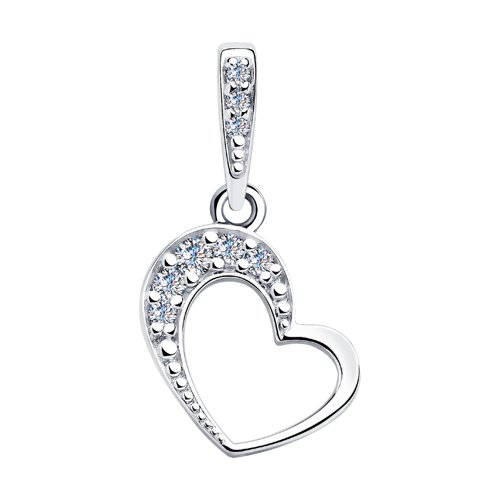 Подвеска SOKOLOV - Серебро 925, Фианит (арт. 94032309)