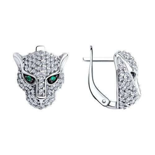 Серьги Diamant - Серебро 925, Фианит (арт. 94025897)