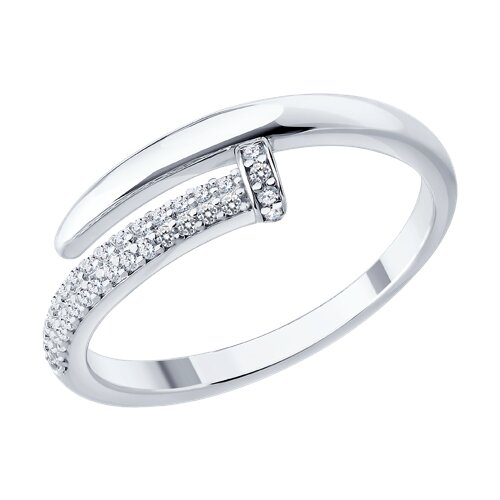 Кольцо SOKOLOV - Серебро 925, Фианит (арт. 94014904-91)