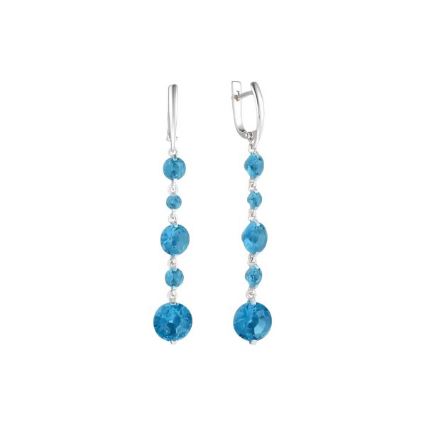 Серьги Мастер Клио - Серебро 925, Фианит (арт. 23С0420Д-05)