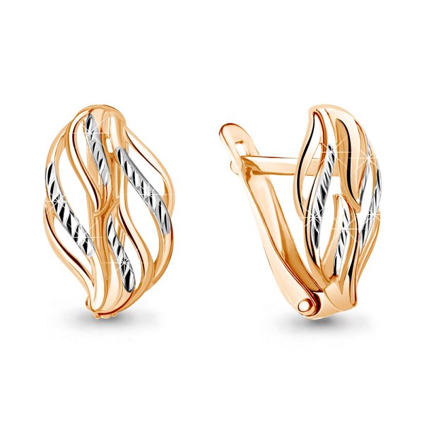 Серьги Аквамарин - Золото 585 (арт. 31629.1)