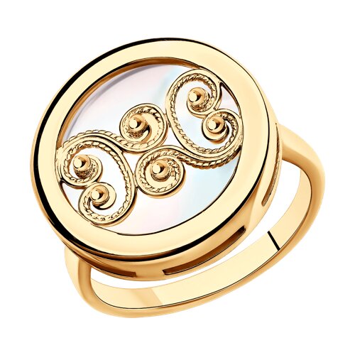 Кольцо SOKOLOV - Серебро 925, Перламутр (арт. 93010578)