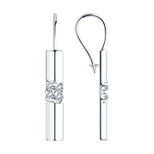 Серьги Diamant - Серебро 925, Фианит (арт. 94-120-00889-1)