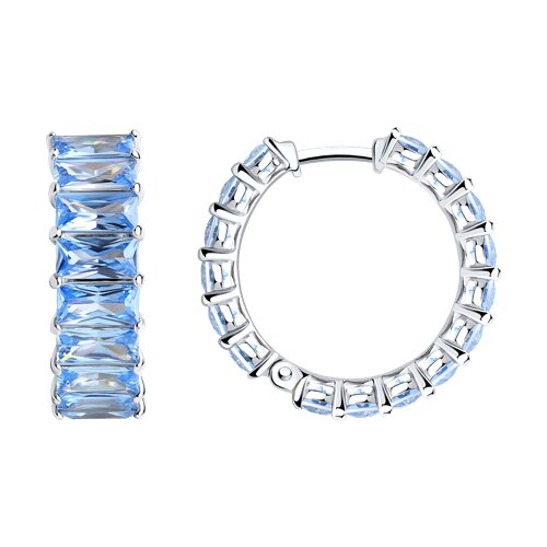 Серьги SOKOLOV - Серебро 925, Фианит (арт. 94025318)