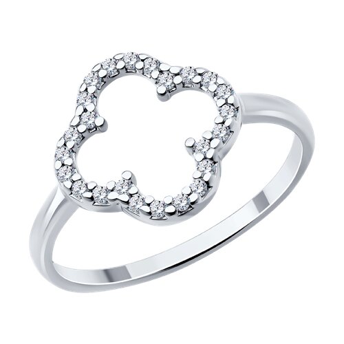 Кольцо SOKOLOV - Серебро 925, Фианит (арт. 94014196)