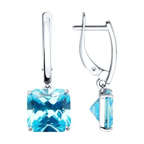 Серьги SOKOLOV - Серебро 925, Фианит (арт. 94026755)