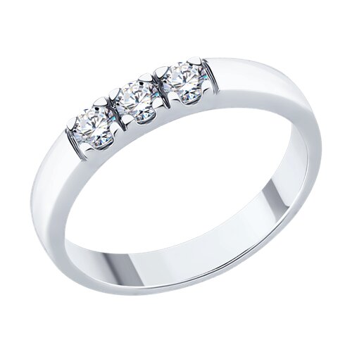 Кольцо SOKOLOV - Серебро 925, Swarovski (арт. 89010059)