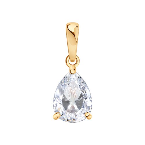 Подвеска SOKOLOV - Золото 585, Бриллианит (арт. 036869)