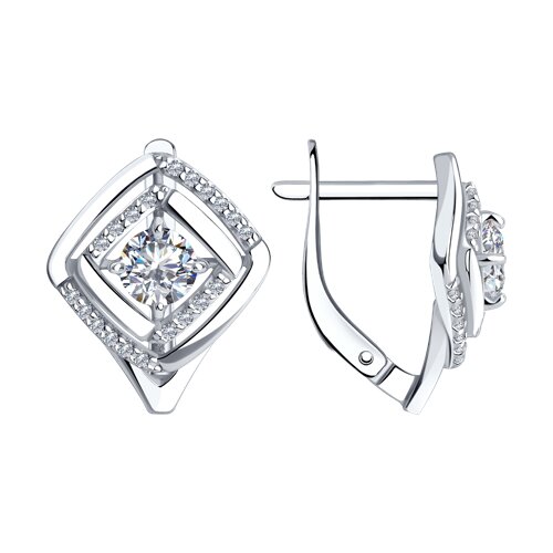 Серьги Diamant - Серебро 925, Фианит (арт. 94-120-00740-1)